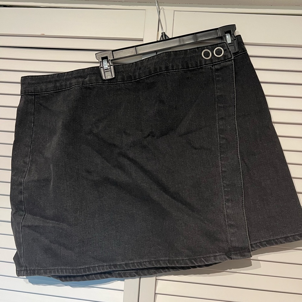 ASOS wrap ben mini skirt.